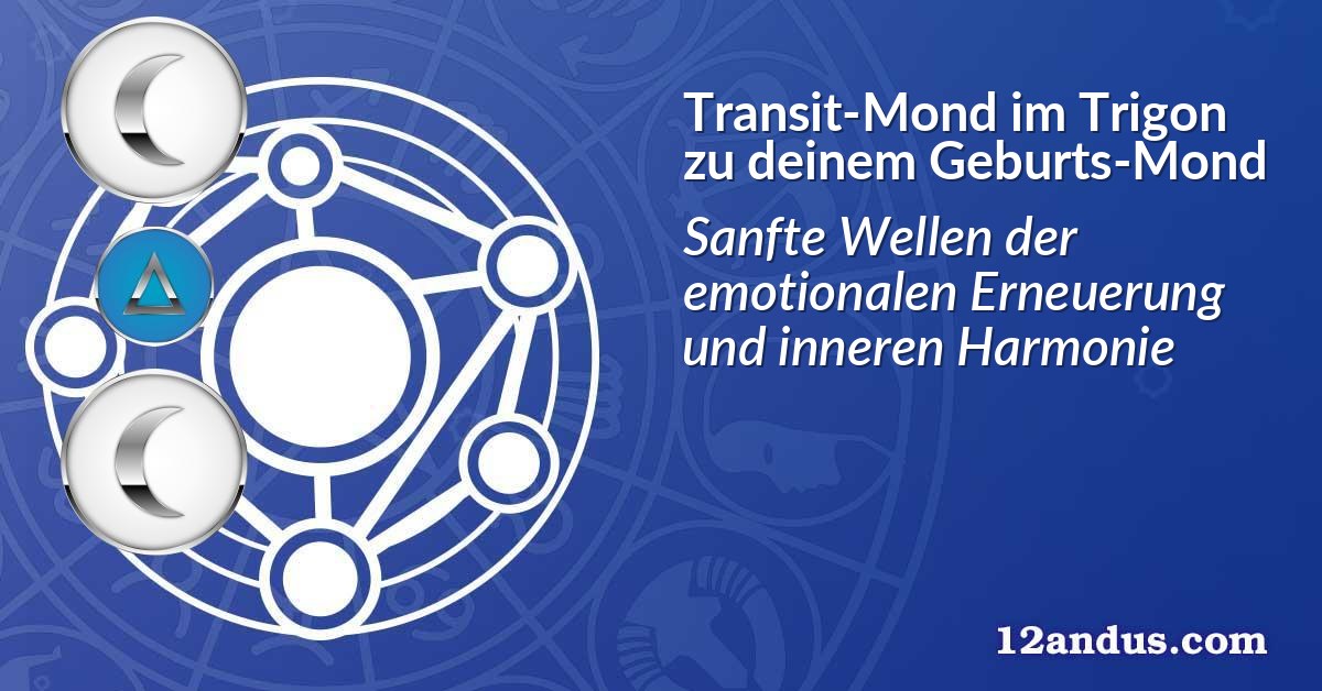 Transit-Mond im Trigon zu deinem Geburts-Mond