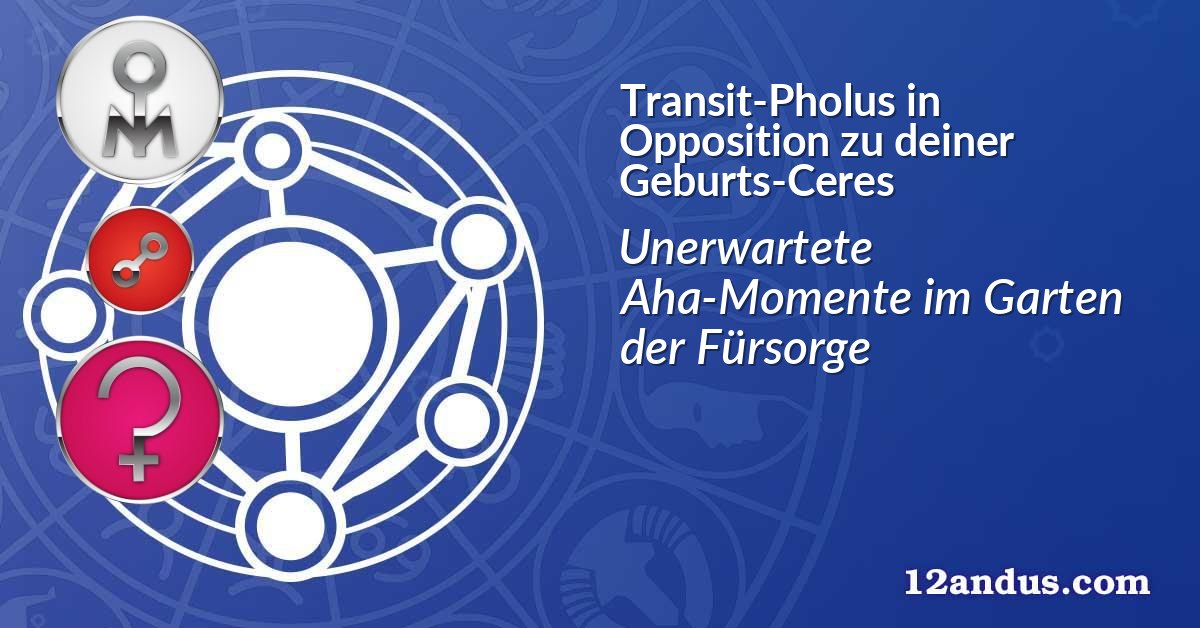 Transit-Pholus in Opposition zu deiner Geburts-Ceres