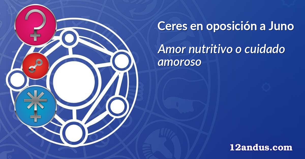 Ceres en oposición a Juno