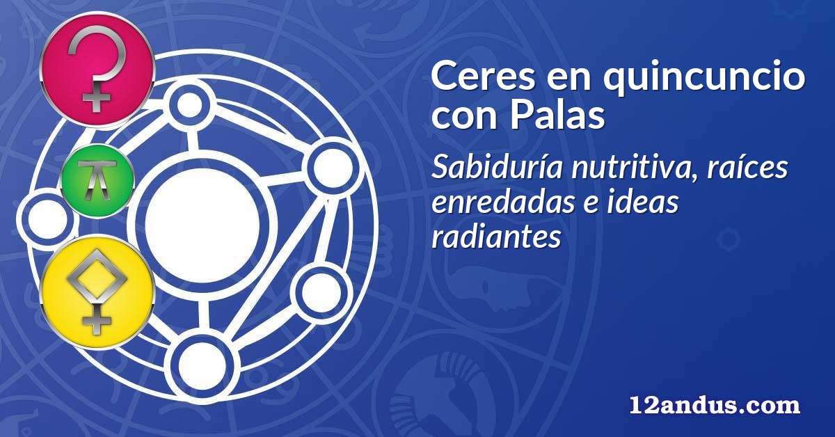 Ceres en quincuncio con Palas
