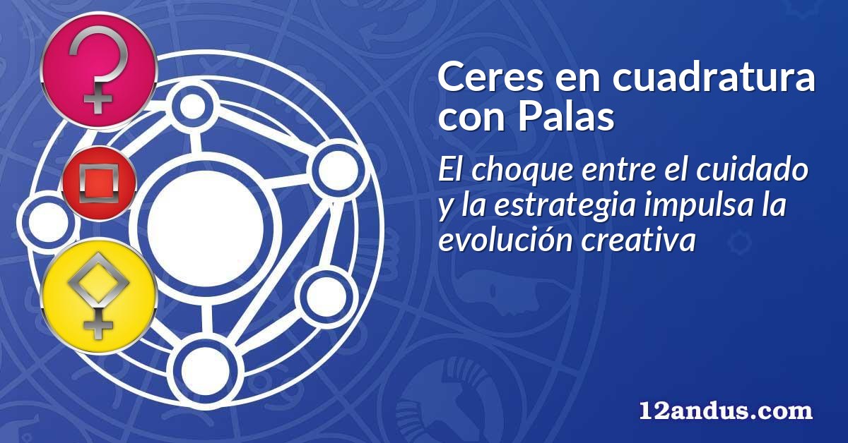 Ceres en cuadratura con Palas
