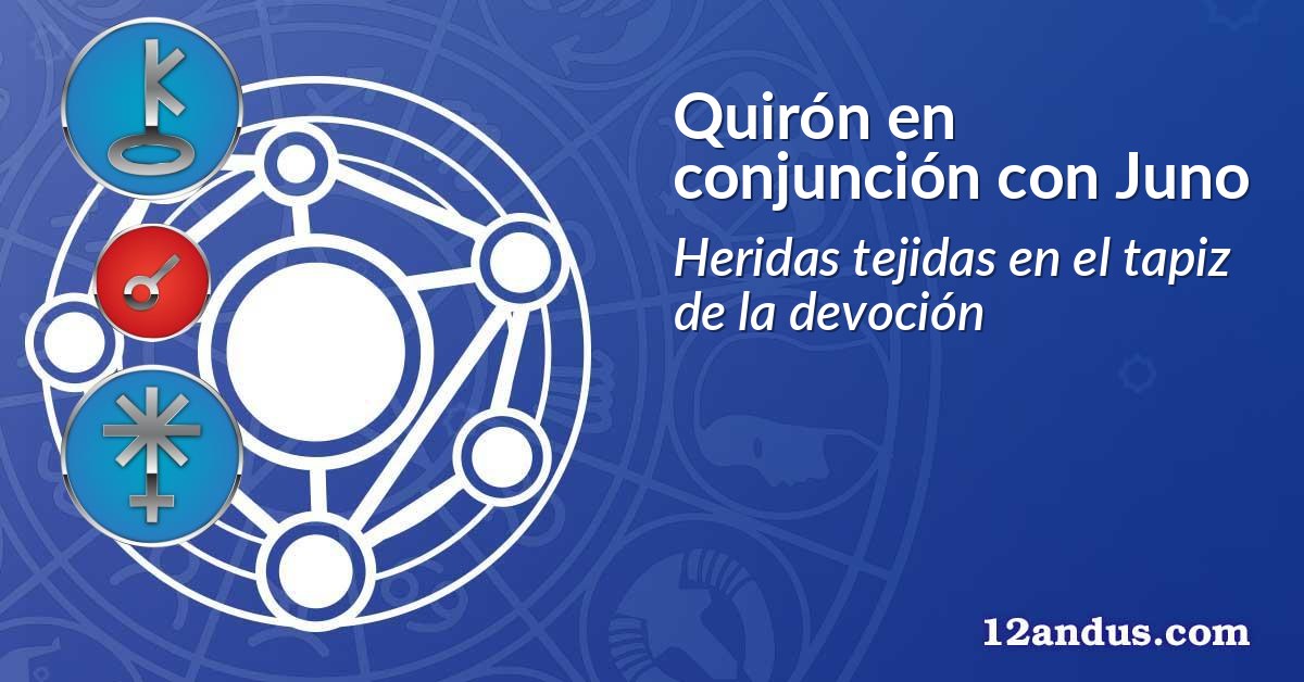Quirón en conjunción con Juno