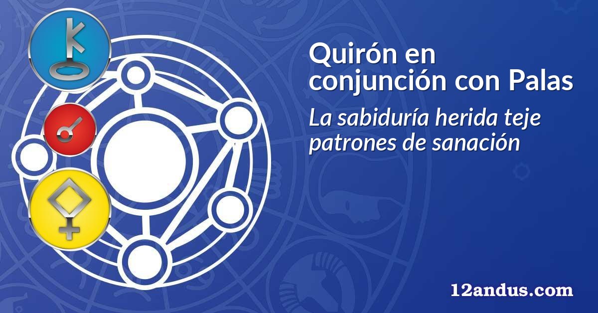 Quirón en conjunción con Palas