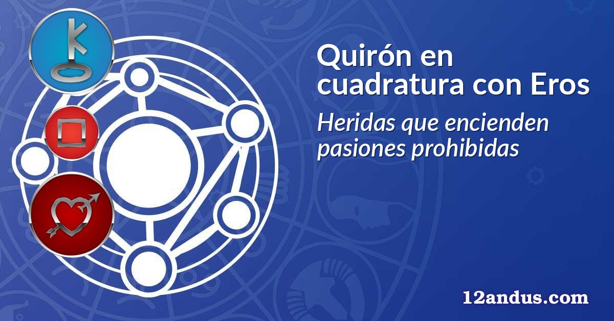 Quirón en cuadratura con Eros