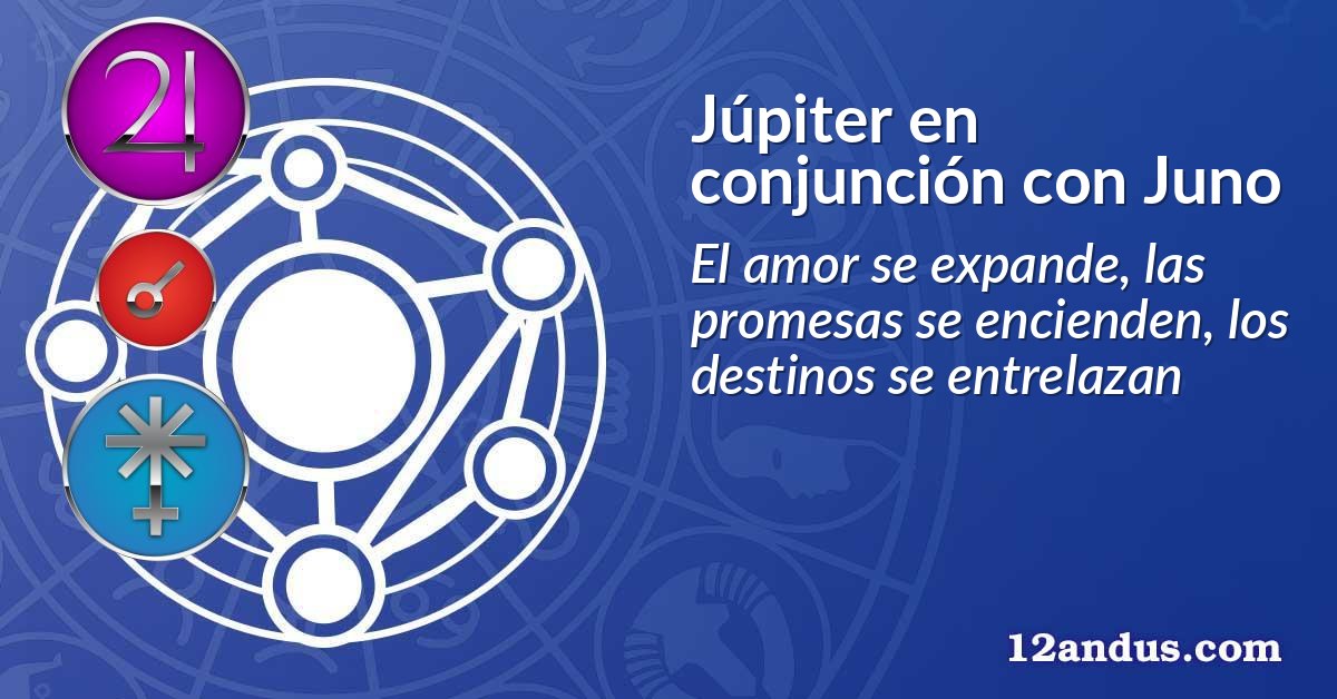 Júpiter en conjunción con Juno