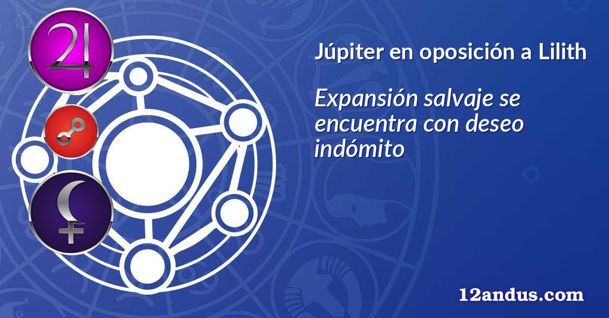 Júpiter en oposición a Lilith