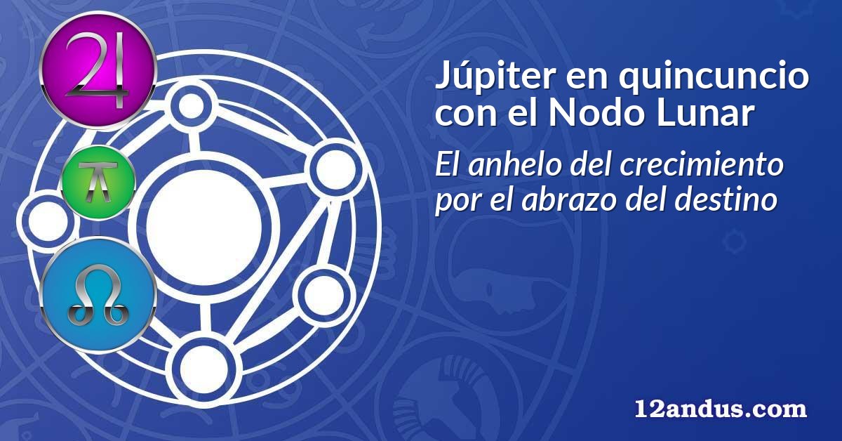Júpiter en quincuncio con el Nodo Lunar