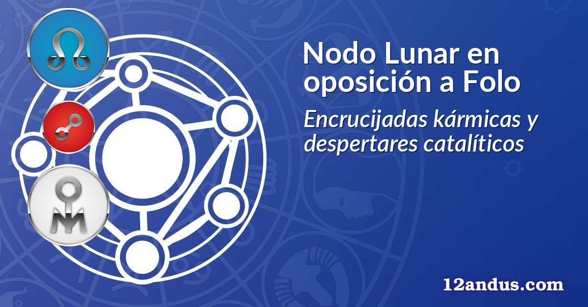 Nodo Lunar en oposici&oacute;n a Folo