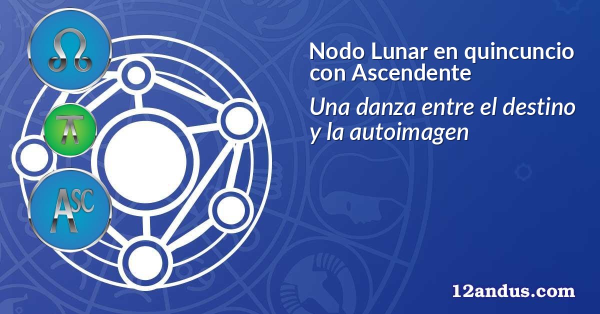 Nodo Lunar en quincuncio con Ascendente