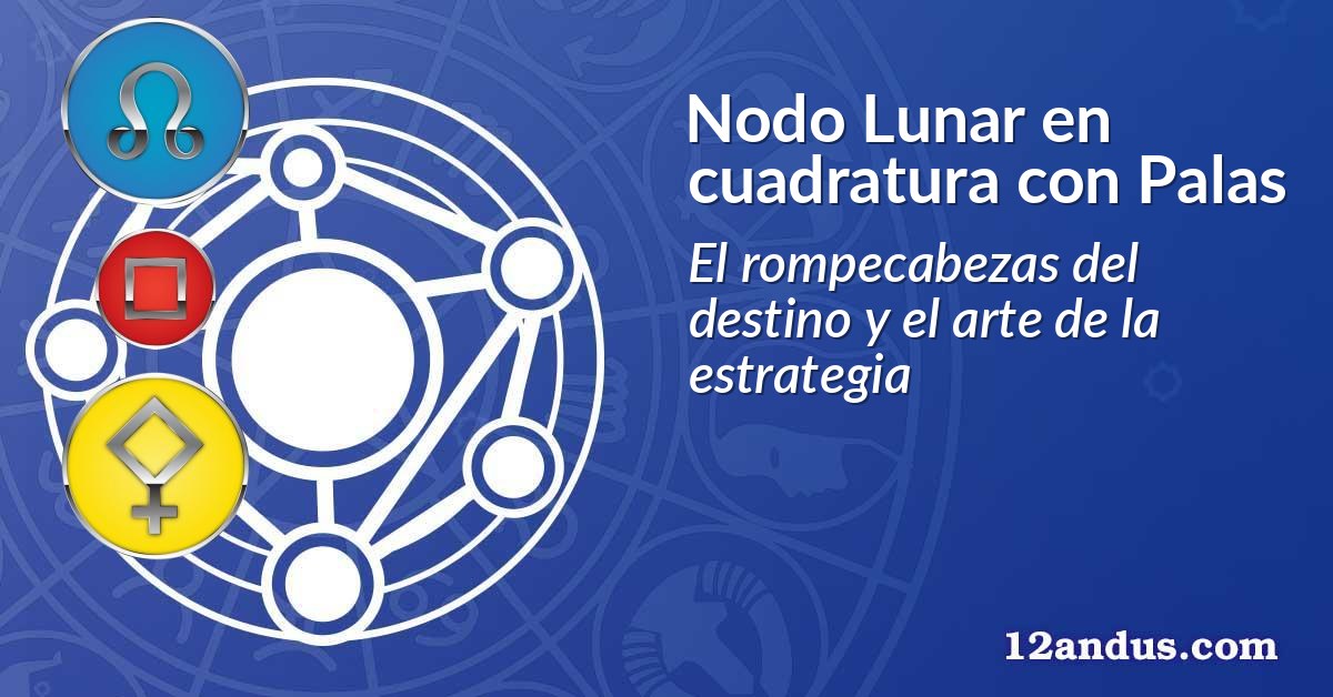 Nodo Lunar en cuadratura con Palas
