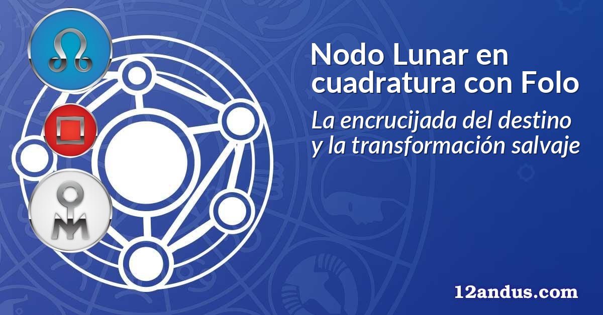 Nodo Lunar en cuadratura con Folo