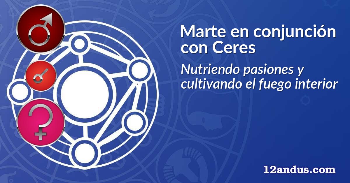 Marte en conjunción con Ceres