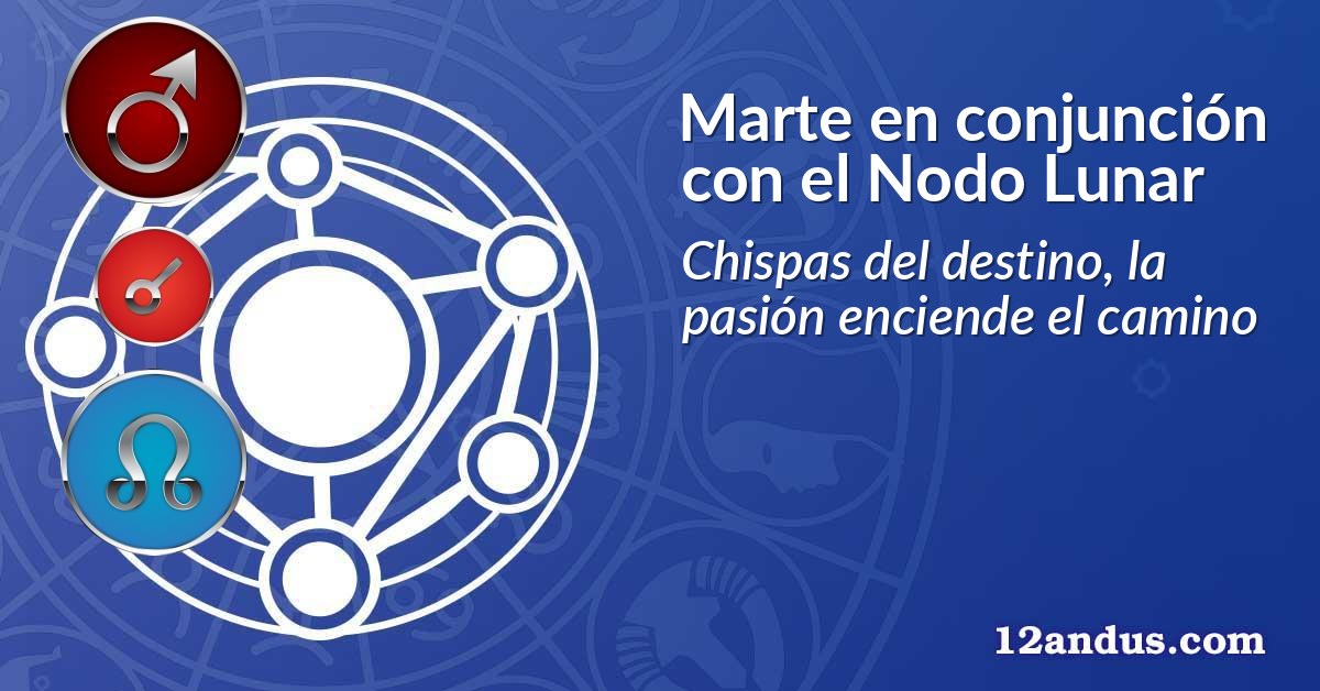 Marte en conjunción con el Nodo Lunar