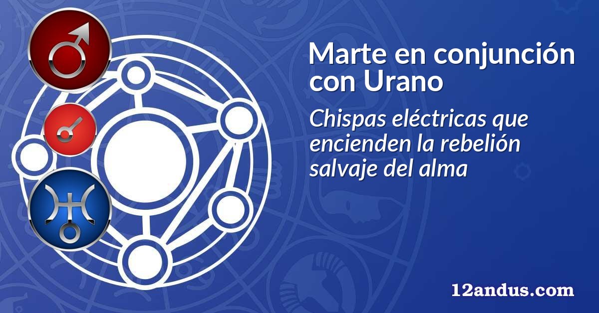 Marte en conjunción con Urano