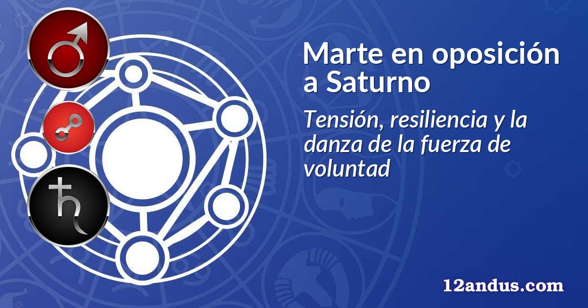 Marte en oposición a Saturno