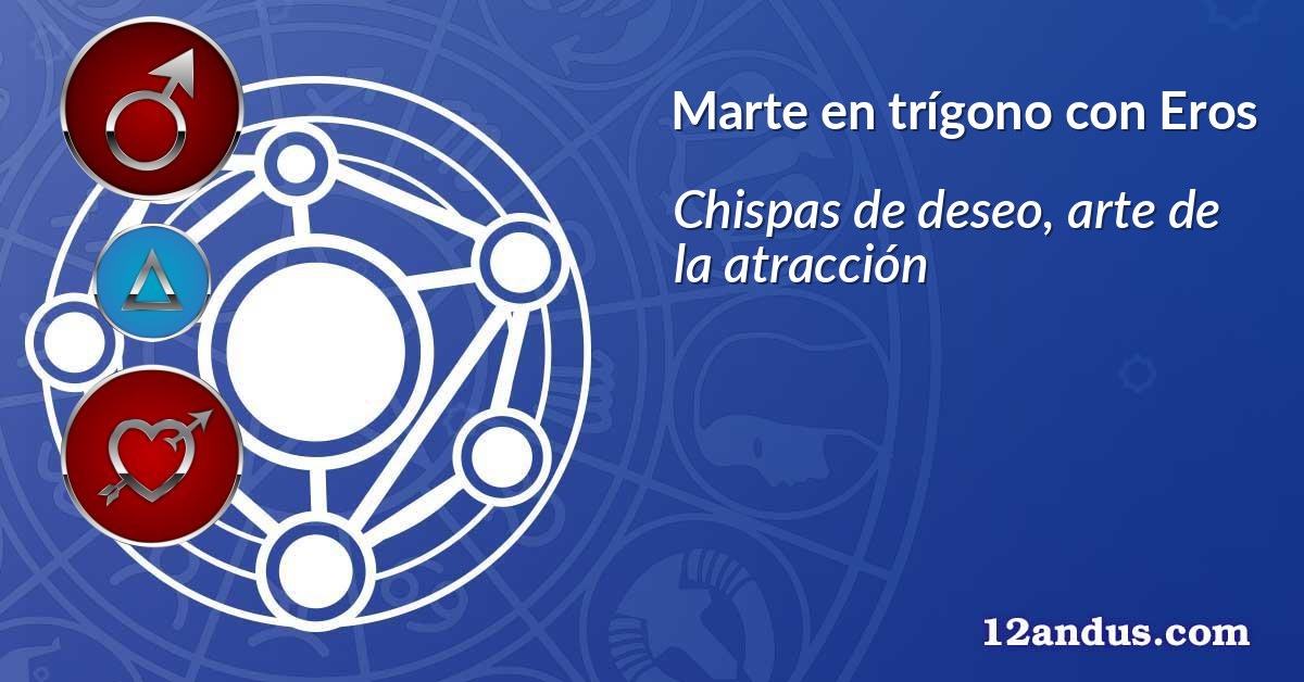 Marte en trígono con Eros