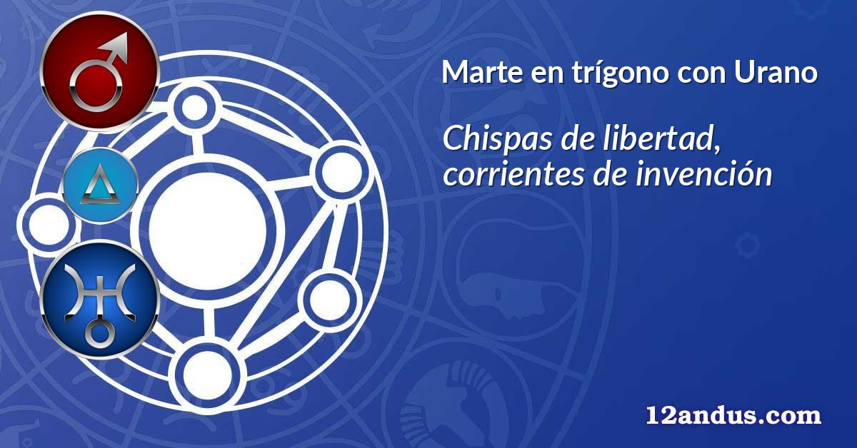 Marte en trígono con Urano