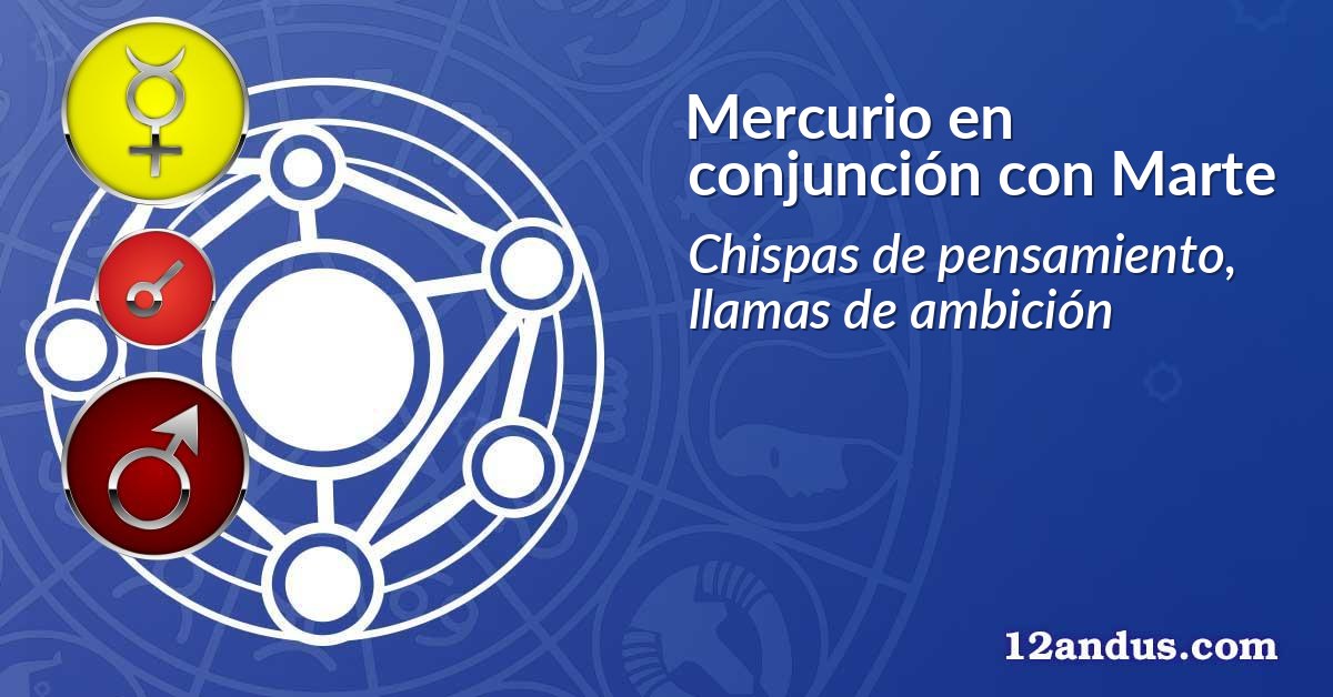 Mercurio en conjunción con Marte