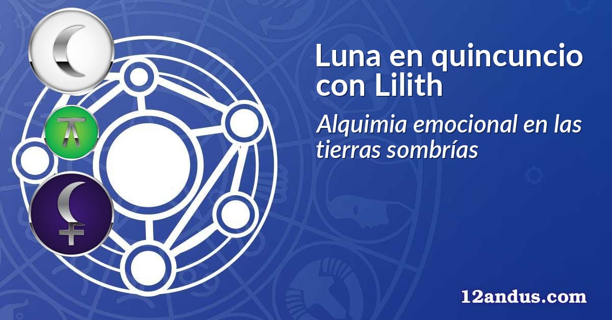 Luna en quincuncio con Lilith