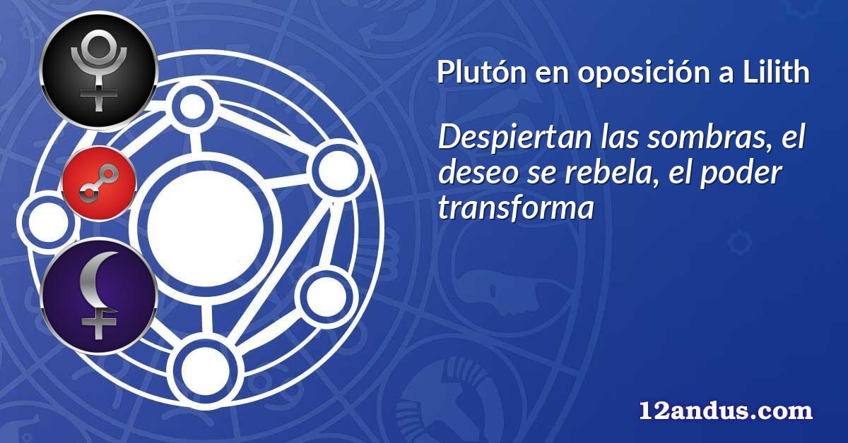 Plutón en oposición a Lilith