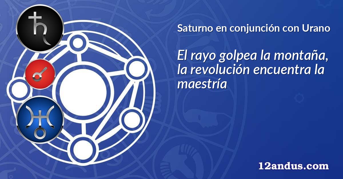 Saturno en conjunción con Urano