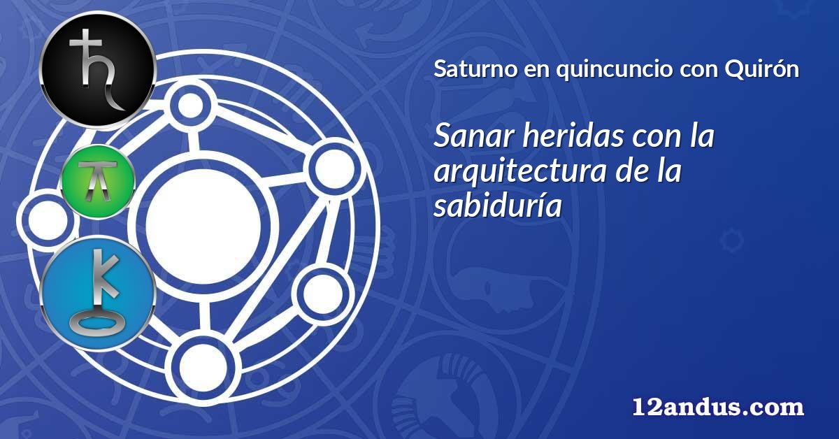 Saturno en quincuncio con Quirón