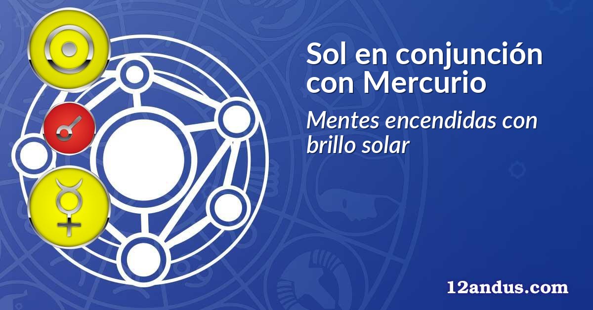 Sol en conjunción con Mercurio