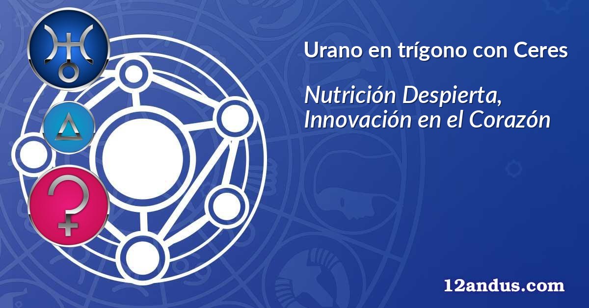 Urano en trígono con Ceres