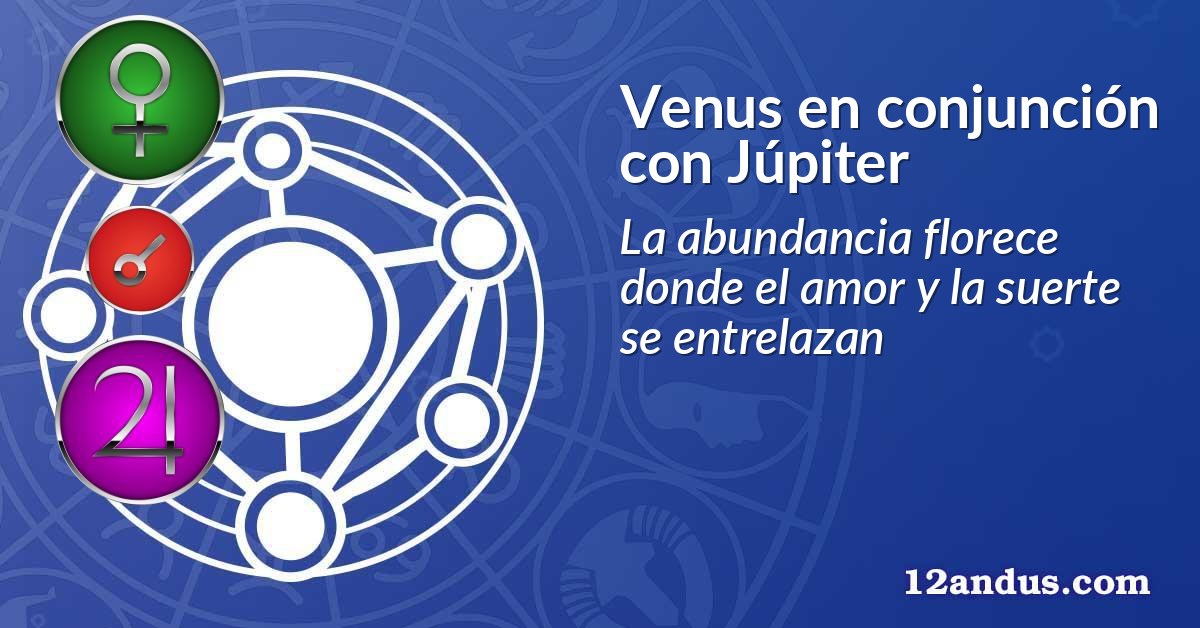 Venus en conjunción con Júpiter