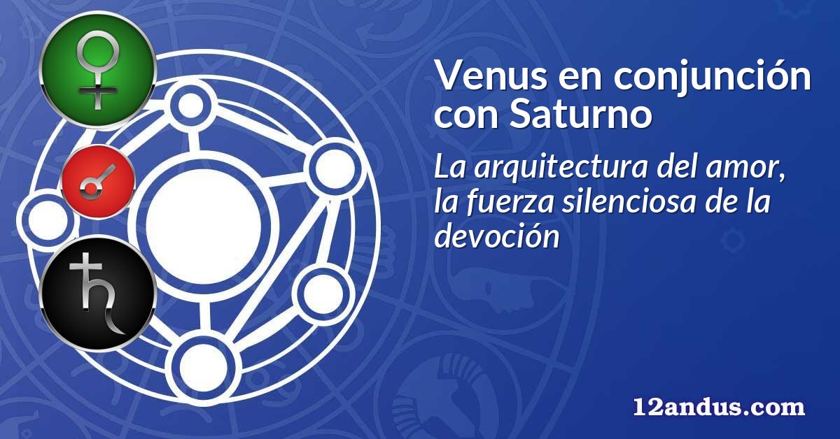 Venus en conjunción con Saturno