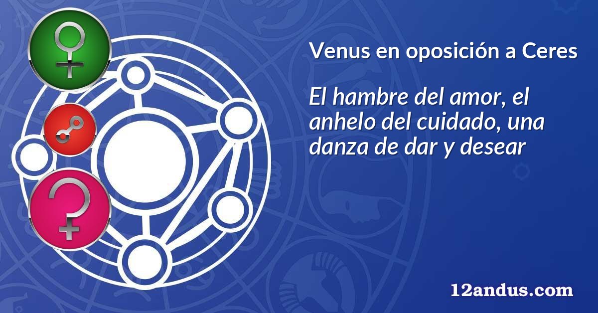 Venus en oposición a Ceres