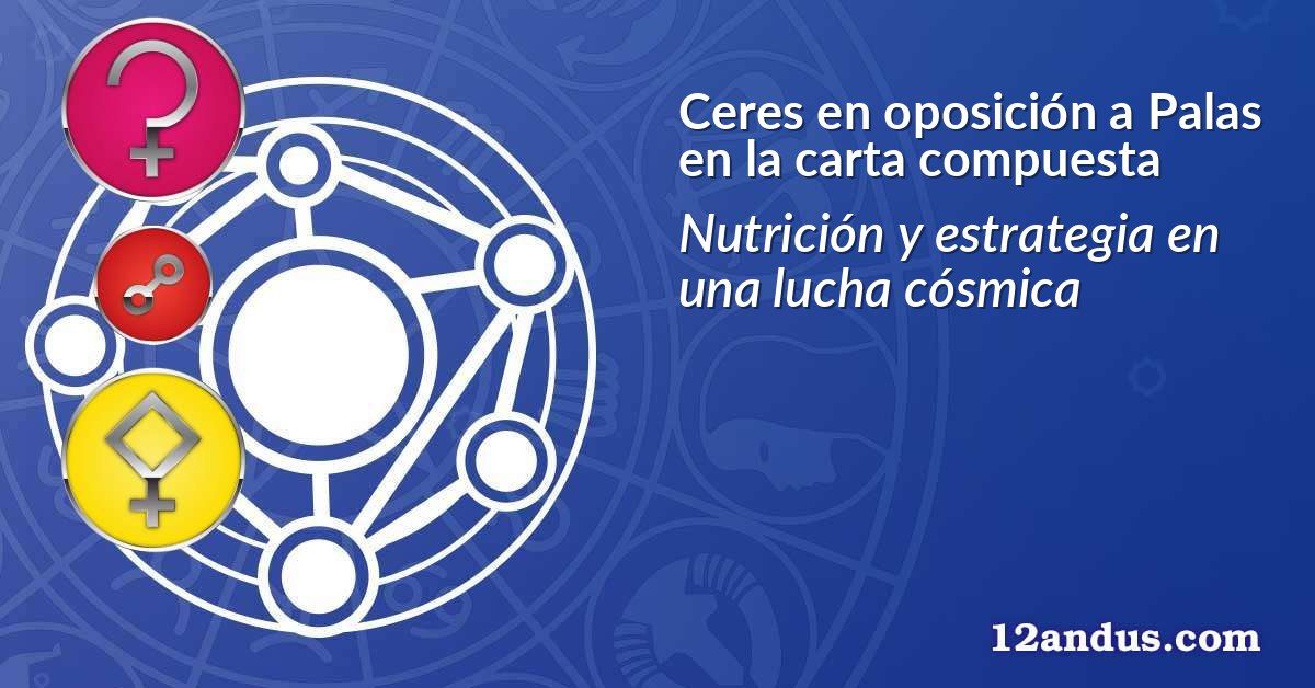 Ceres en oposición a Palas en la carta compuesta