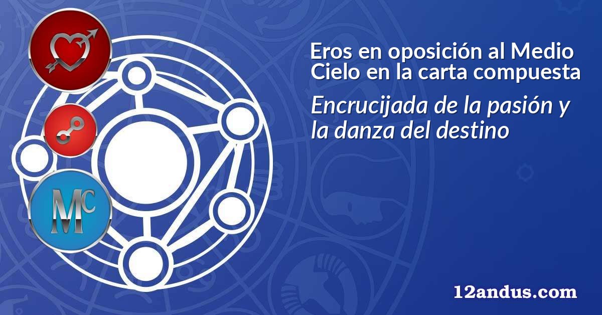 Eros en oposición al Medio Cielo en la carta compuesta