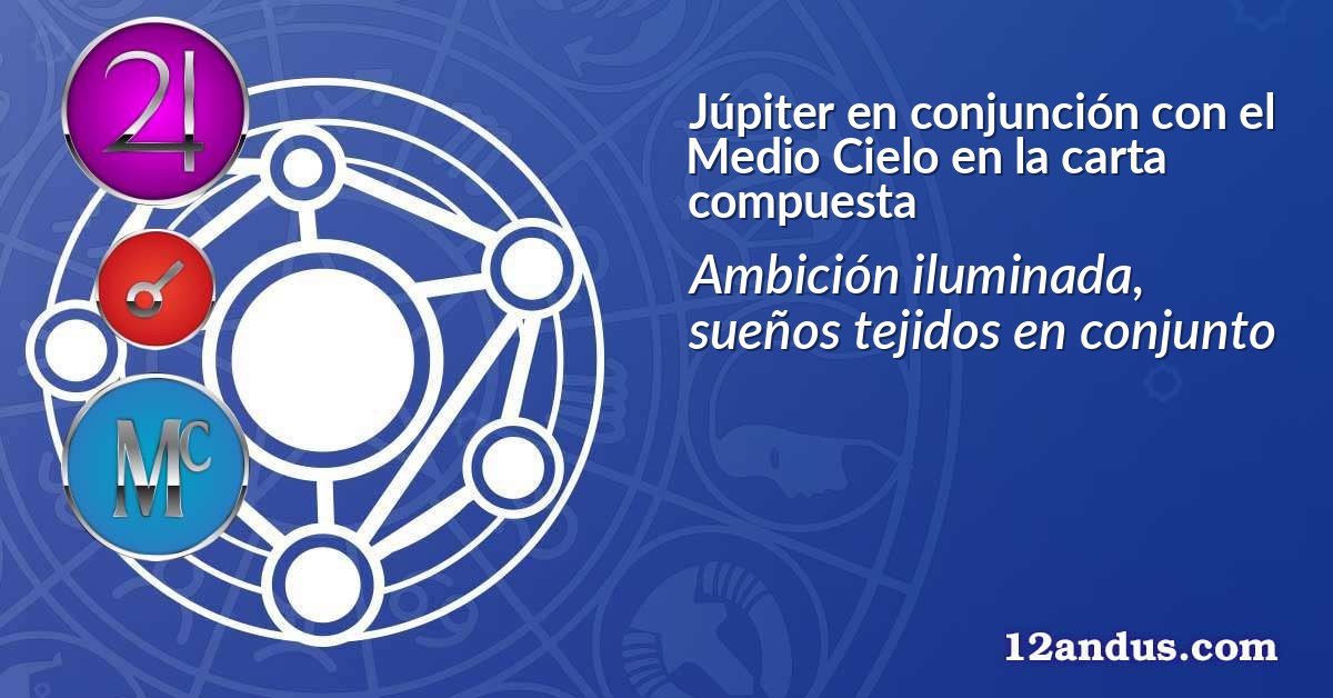 Júpiter en conjunción con el Medio Cielo en la carta compuesta
