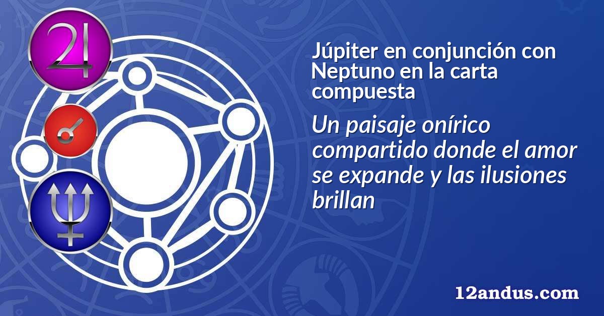 Júpiter en conjunción con Neptuno en la carta compuesta