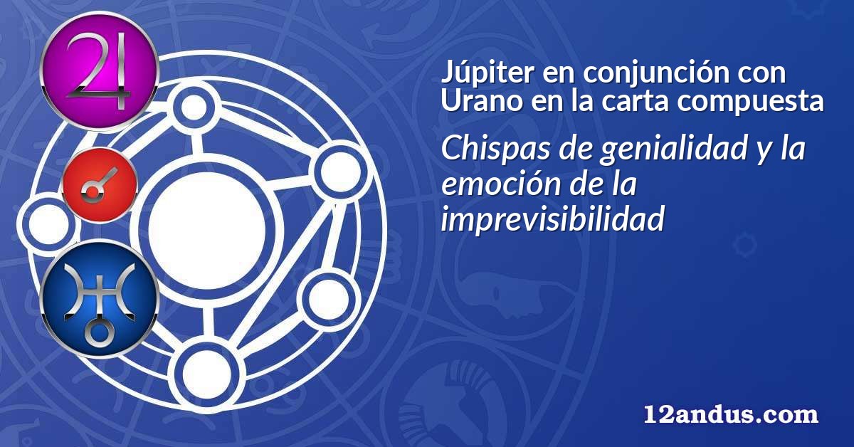 Júpiter en conjunción con Urano en la carta compuesta