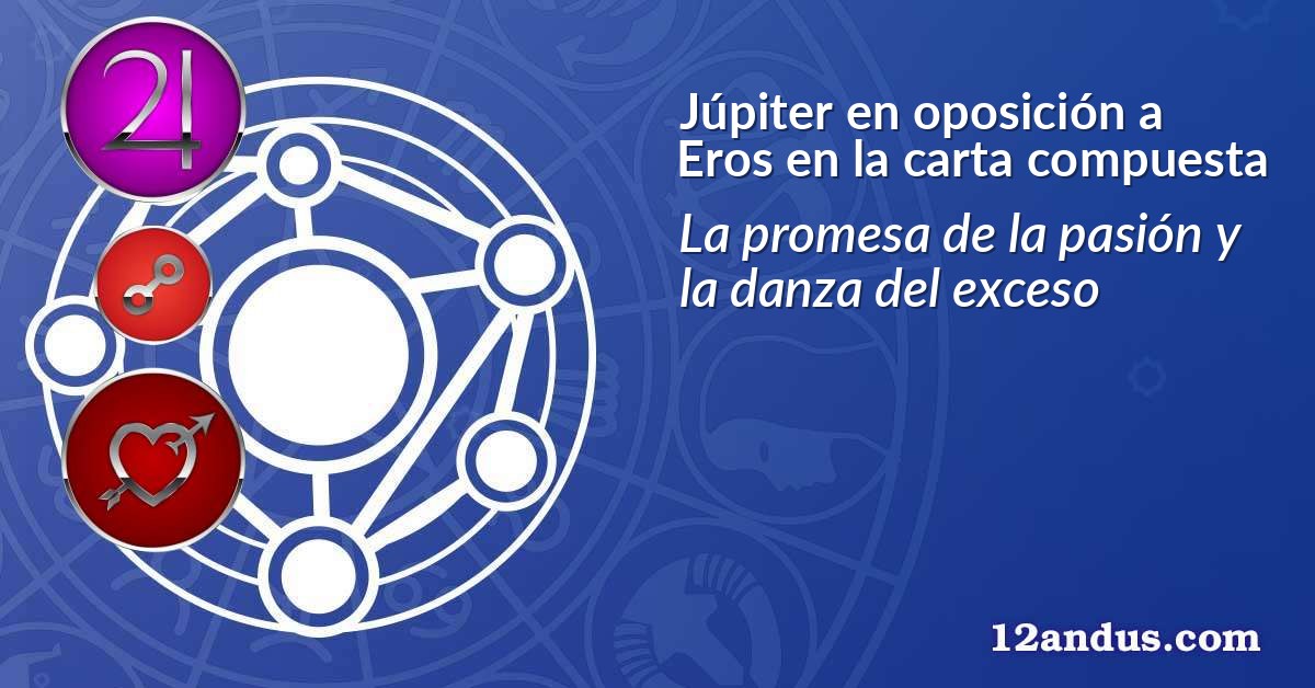 Júpiter en oposición a Eros en la carta compuesta