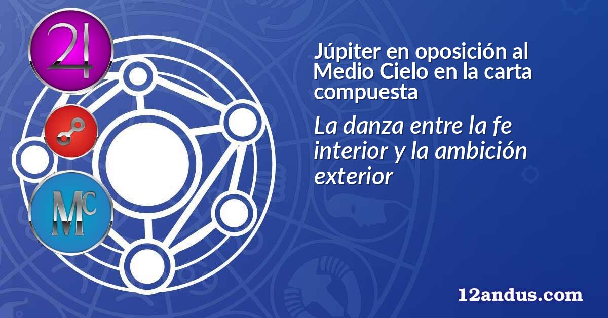 Júpiter en oposición al Medio Cielo en la carta compuesta
