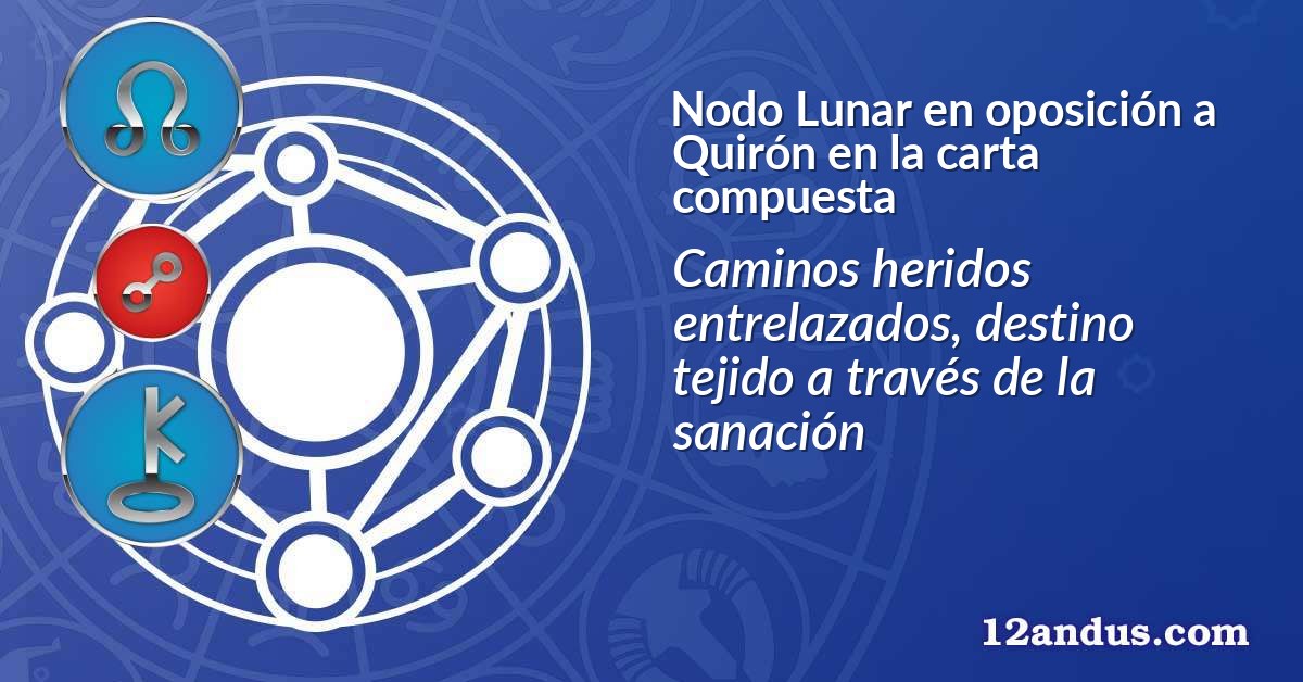 Nodo Lunar en oposici&oacute;n a Quir&oacute;n en la carta compuesta