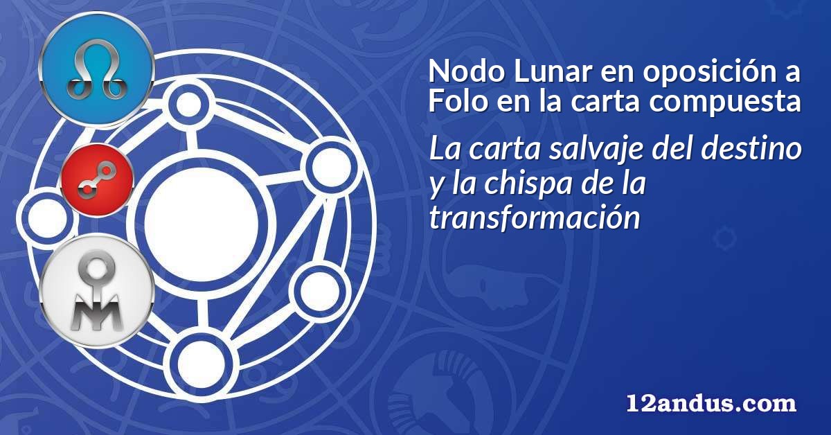 Nodo Lunar en oposición a Folo en la carta compuesta