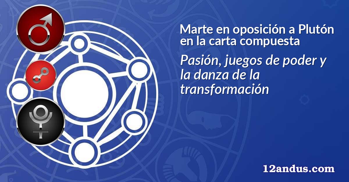 Marte en oposición a Plutón en la carta compuesta
