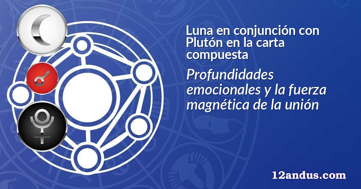 Luna en conjunción con Plutón en la carta compuesta