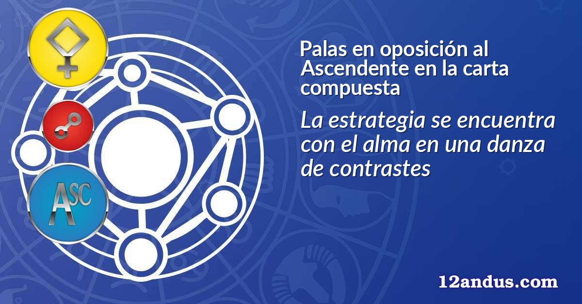 Palas en oposición al Ascendente en la carta compuesta