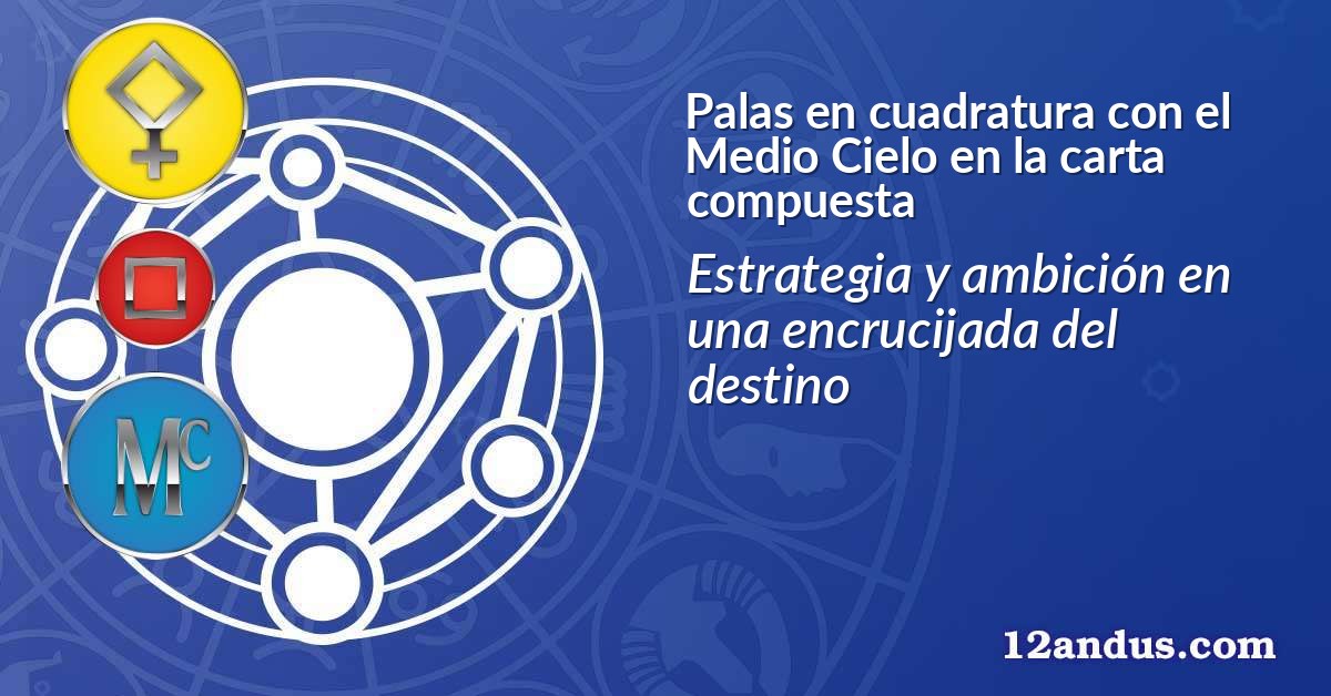 Palas en cuadratura con el Medio Cielo en la carta compuesta