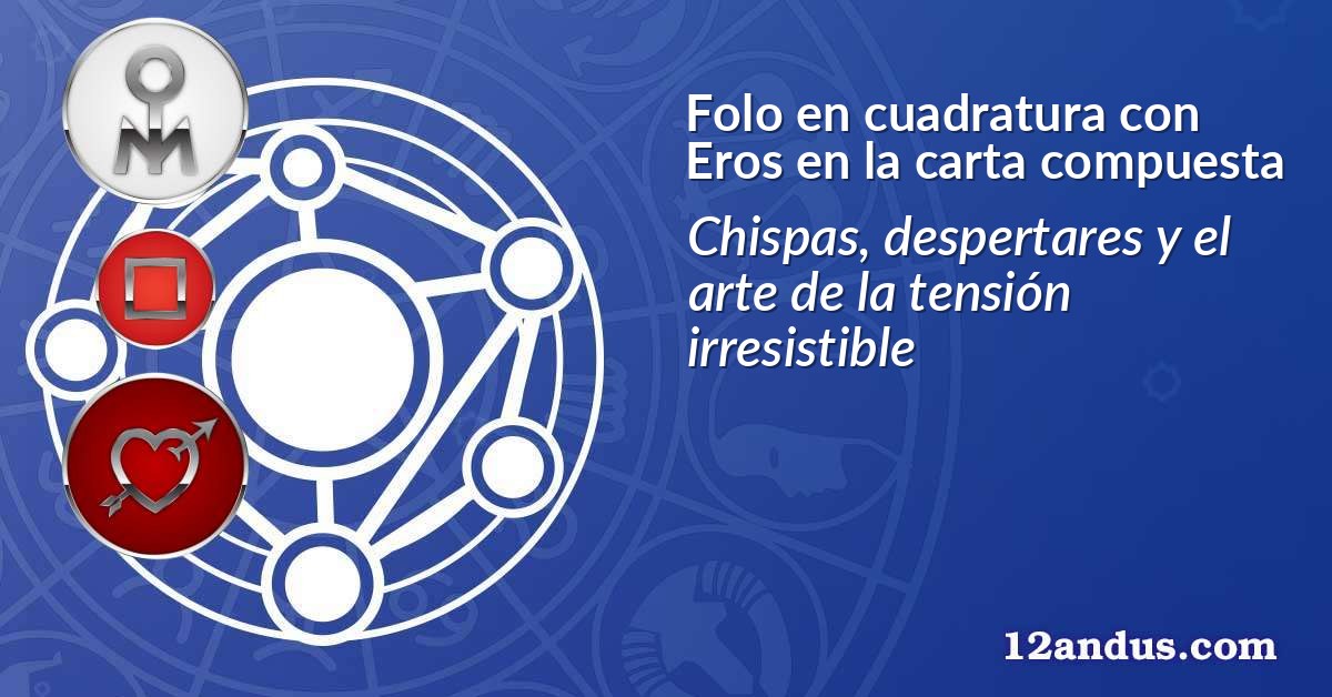 Folo en cuadratura con Eros en la carta compuesta