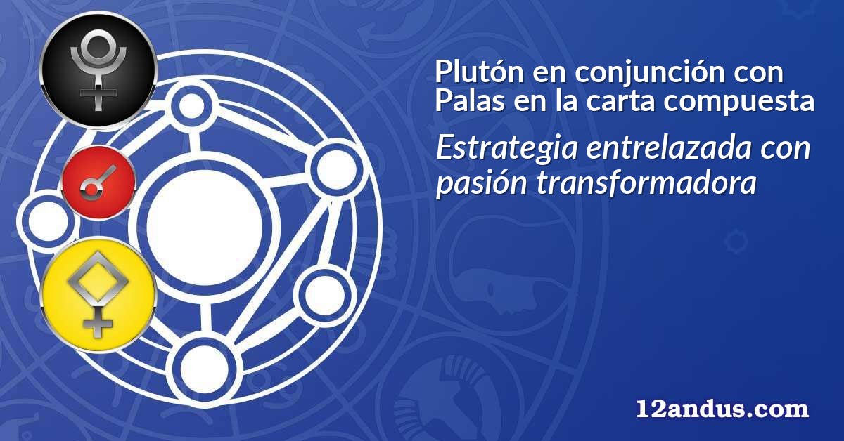 Plutón en conjunción con Palas en la carta compuesta