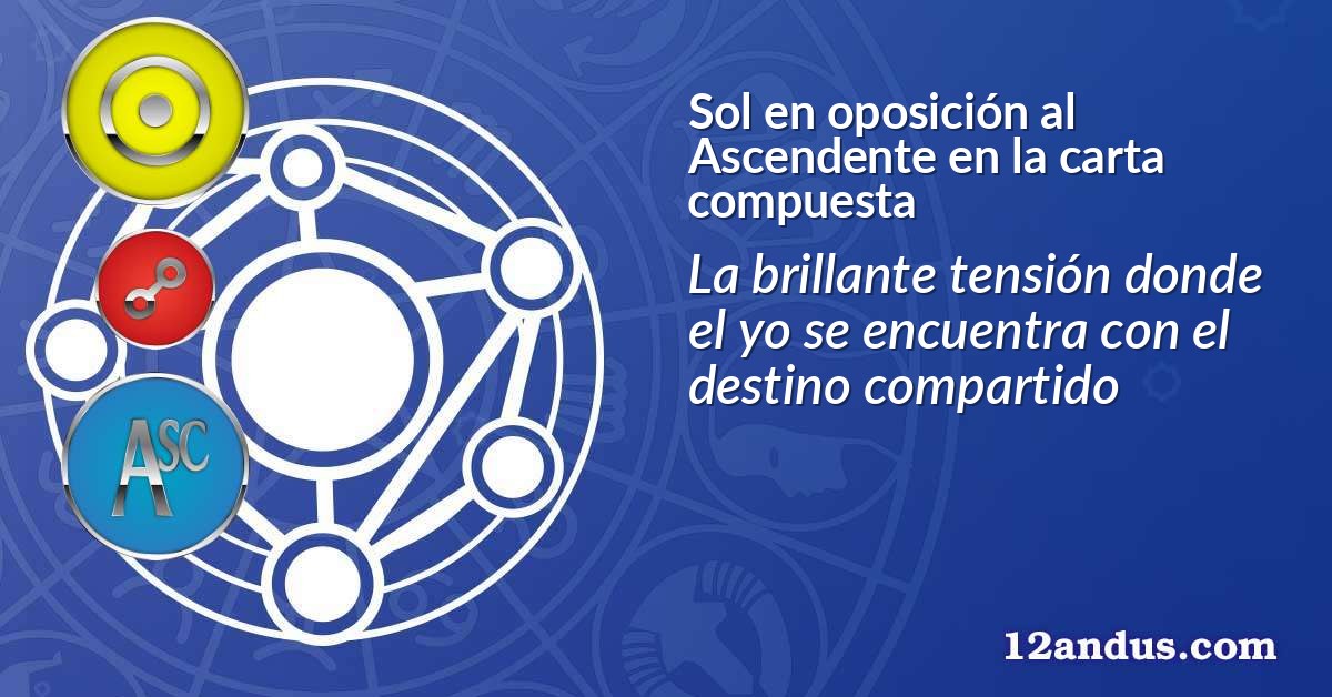 Sol en oposición al Ascendente en la carta compuesta