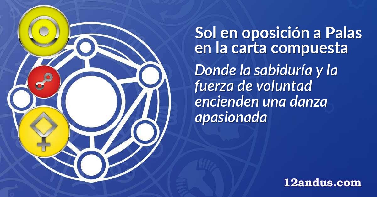 Sol en oposición a Palas en la carta compuesta
