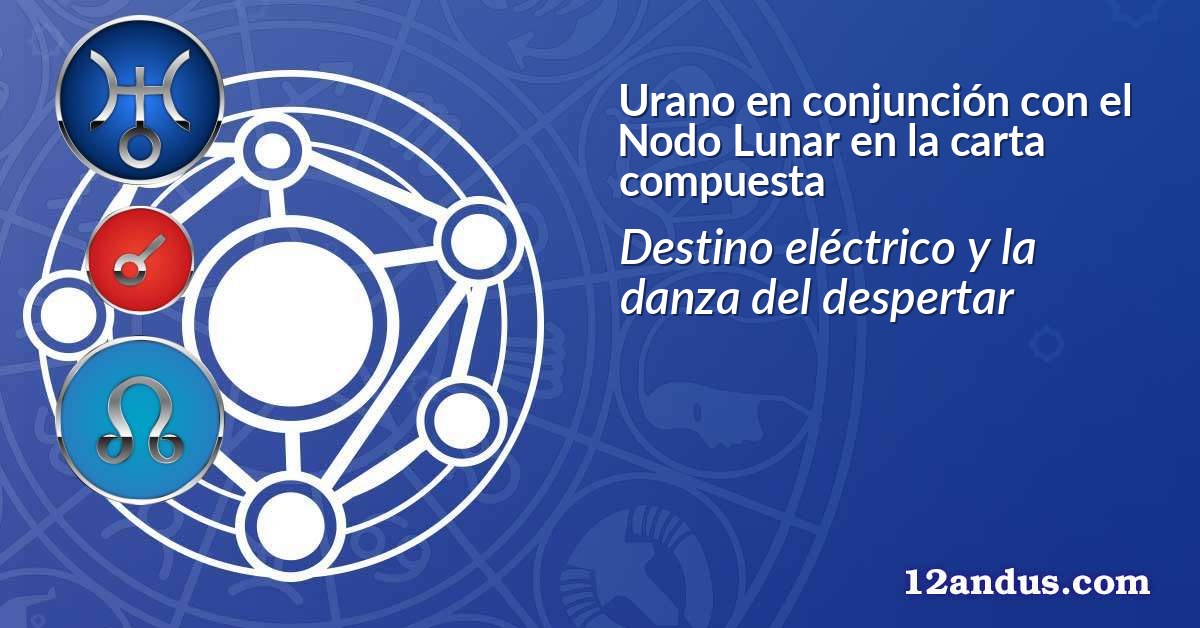 Urano en conjunción con el Nodo Lunar en la carta compuesta