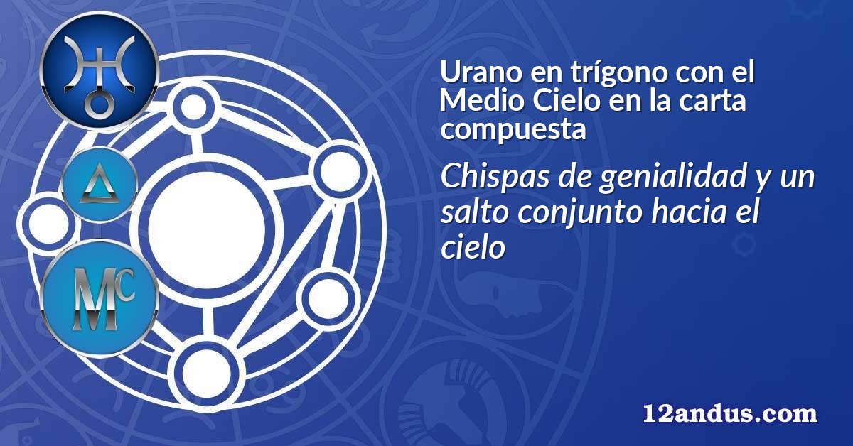 Urano en trígono con el Medio Cielo en la carta compuesta